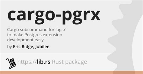 cargo pgrx|pgrx .